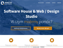 Tablet Screenshot of ansta.pl